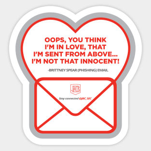 Spear Phishing Valentines Sticker